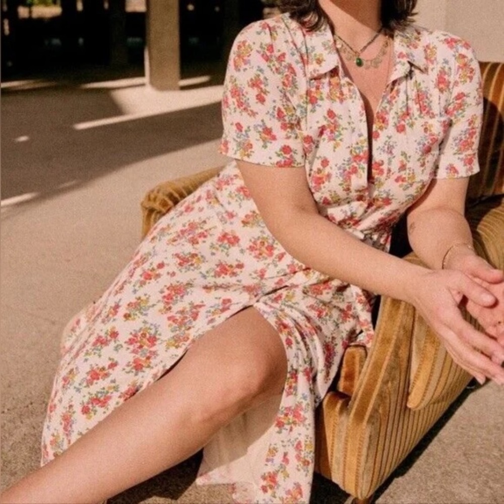 NWT Sezane Adèle Dress Jardin Secret - Size 4/36